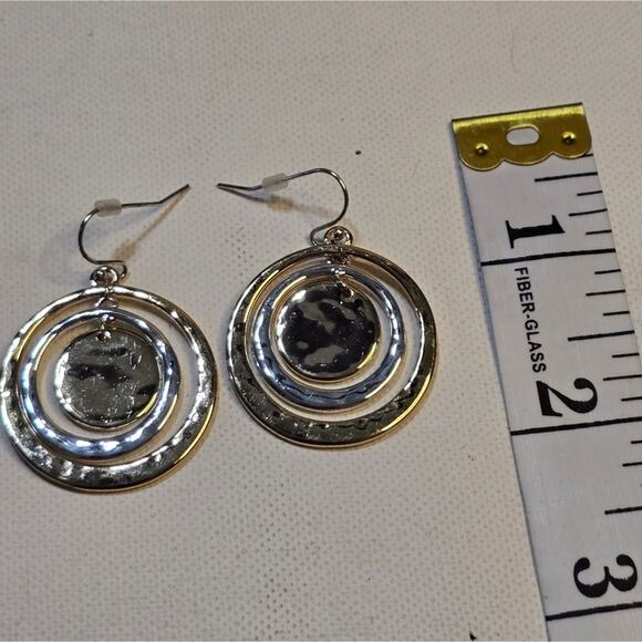 Robert Lee Morris Mixed Metals Chandelier Earrings New - Picture 3 of 4